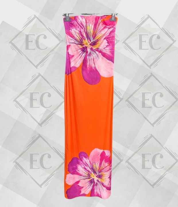 Vestido estampado flores