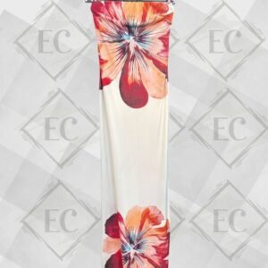 Vestido estampado flores