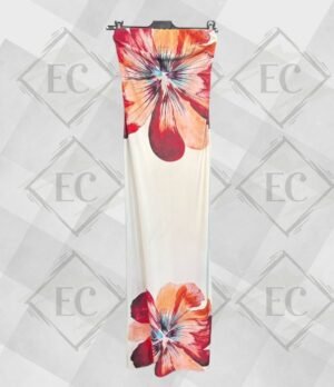 Vestido estampado flores
