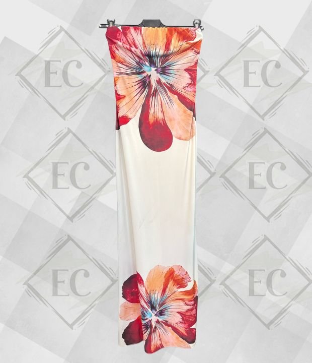 Vestido estampado flores
