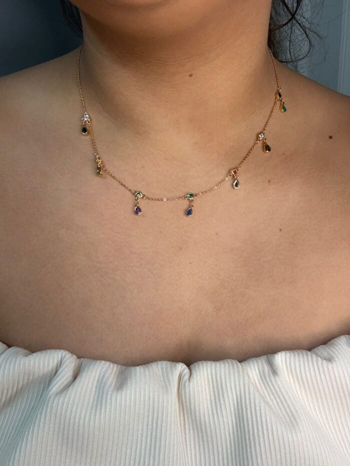 Gargantilla Lágrimas de colores