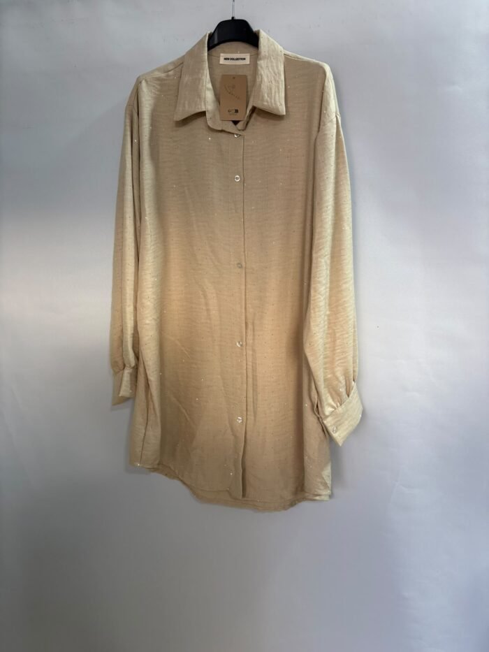 Blusa Brillitos Beige