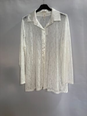 Blusa Encaje Blanca